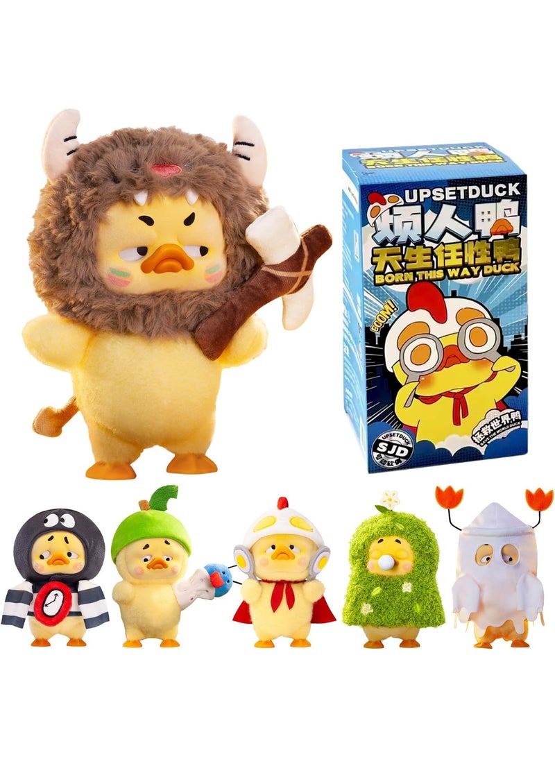 Upset Duck Born This Way Duck SJD Plush Blind Box Figure Set, 18 cm Size - Image 1